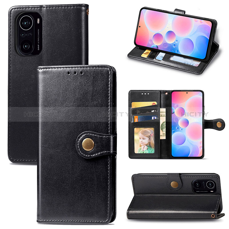 Custodia Portafoglio In Pelle Cover con Supporto S05D per Xiaomi Redmi K40 Pro+ Plus 5G