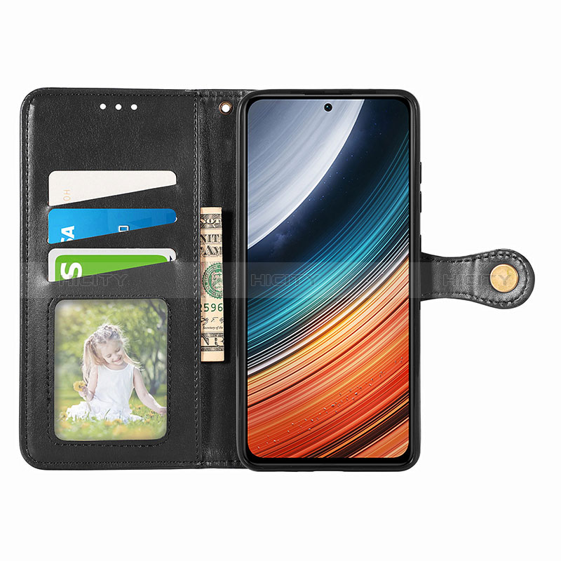 Custodia Portafoglio In Pelle Cover con Supporto S05D per Xiaomi Redmi K40S 5G