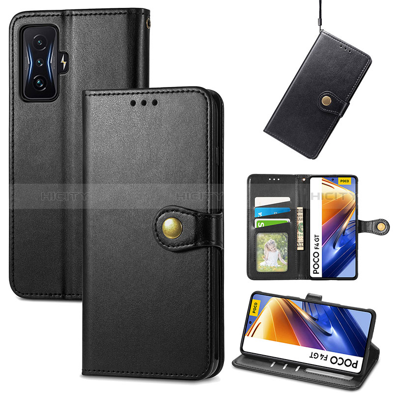 Custodia Portafoglio In Pelle Cover con Supporto S05D per Xiaomi Redmi K50 Gaming 5G