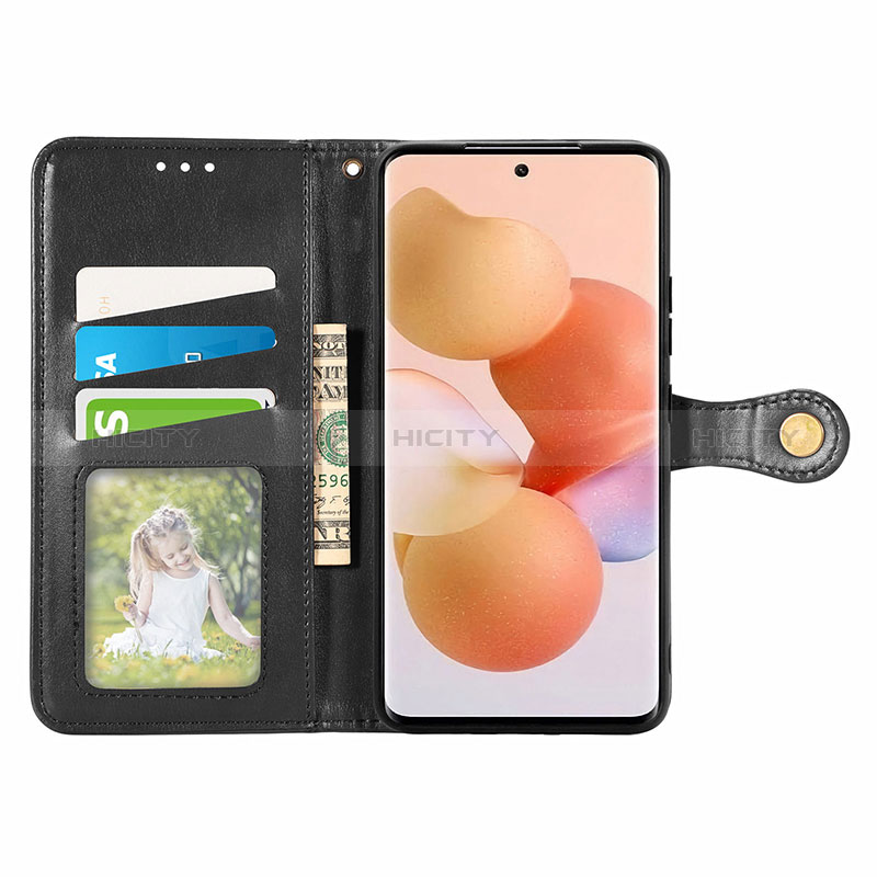 Custodia Portafoglio In Pelle Cover con Supporto S05D per Xiaomi Redmi K50 Ultra 5G