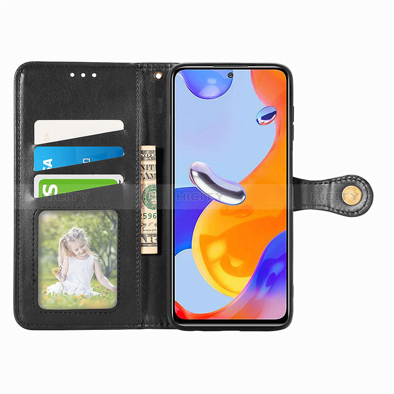 Custodia Portafoglio In Pelle Cover con Supporto S05D per Xiaomi Redmi Note 11 Pro 5G