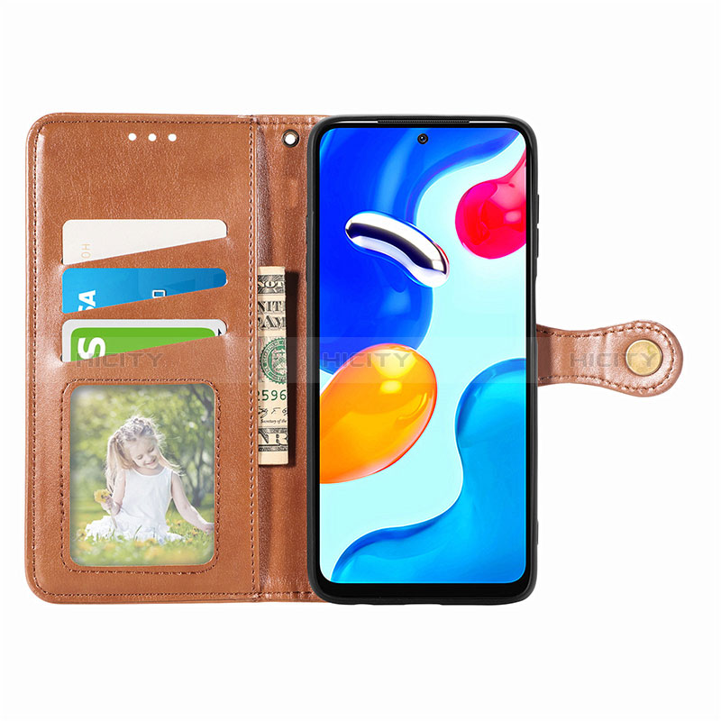 Custodia Portafoglio In Pelle Cover con Supporto S05D per Xiaomi Redmi Note 11S 4G