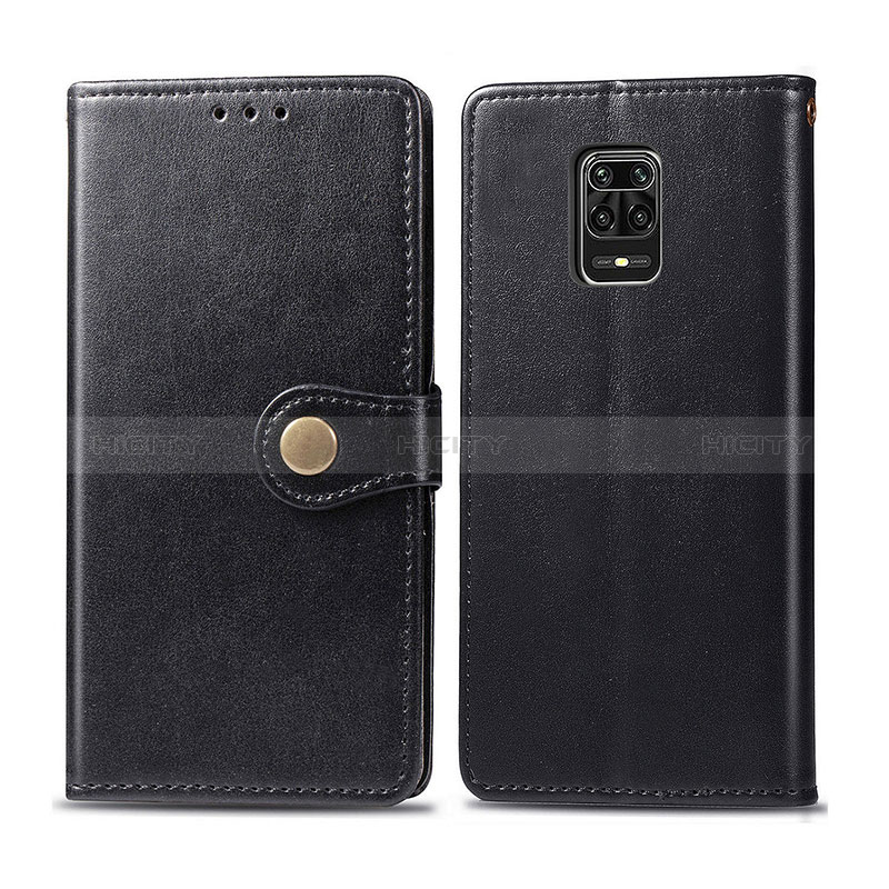 Custodia Portafoglio In Pelle Cover con Supporto S05D per Xiaomi Redmi Note 9 Pro Max Nero