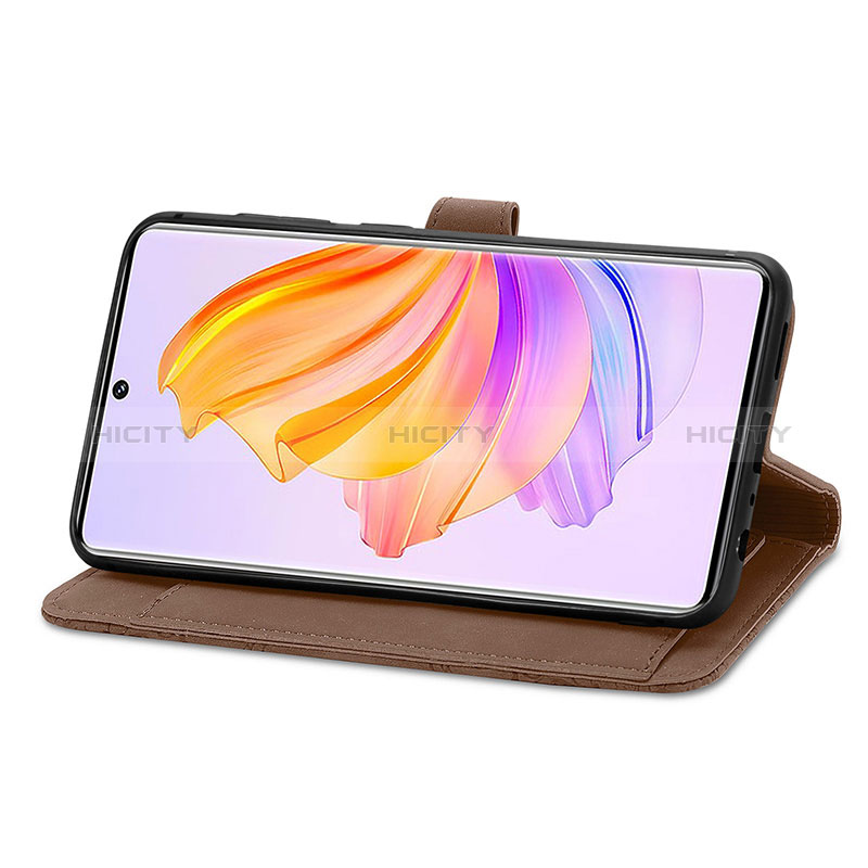 Custodia Portafoglio In Pelle Cover con Supporto S06D per Huawei Honor 80 SE 5G