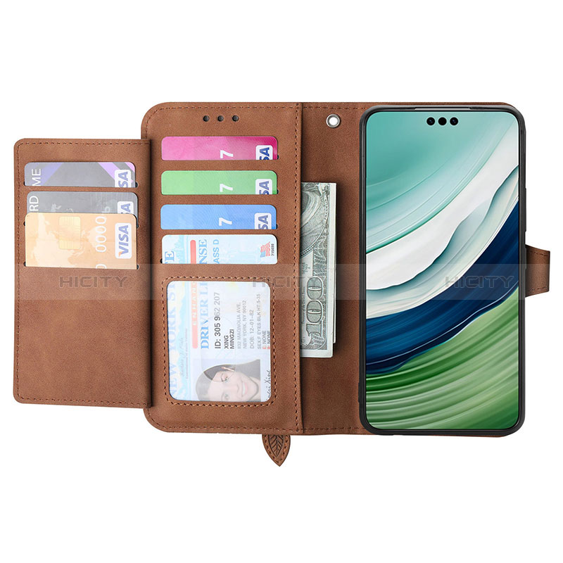 Custodia Portafoglio In Pelle Cover con Supporto S06D per Huawei Mate 60 Pro+ Plus