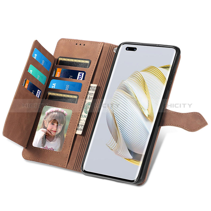 Custodia Portafoglio In Pelle Cover con Supporto S06D per Huawei Nova 10 Pro