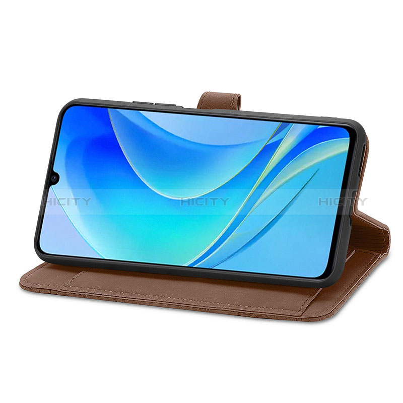 Custodia Portafoglio In Pelle Cover con Supporto S06D per Huawei Nova Y70