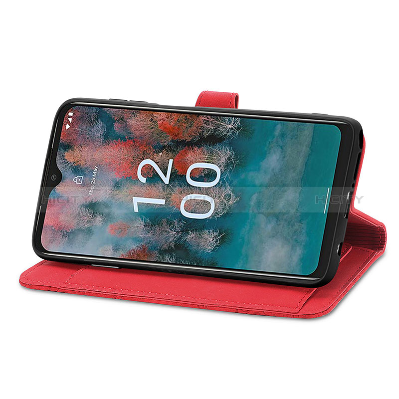 Custodia Portafoglio In Pelle Cover con Supporto S06D per Nokia C12 Plus