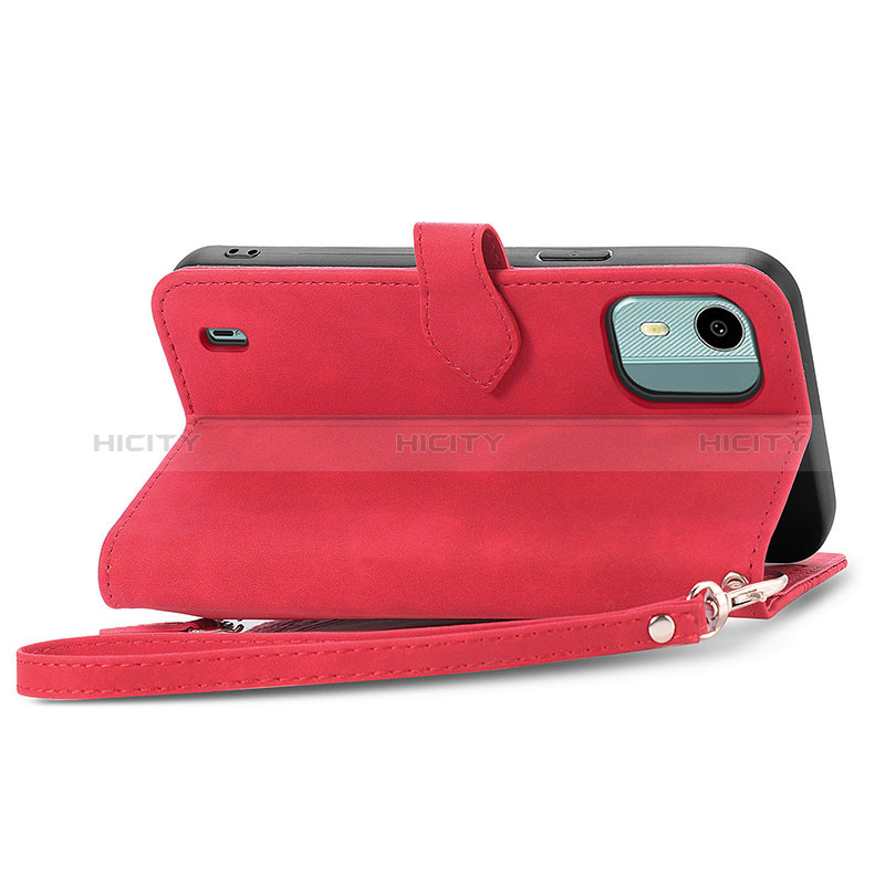 Custodia Portafoglio In Pelle Cover con Supporto S06D per Nokia C12 Plus