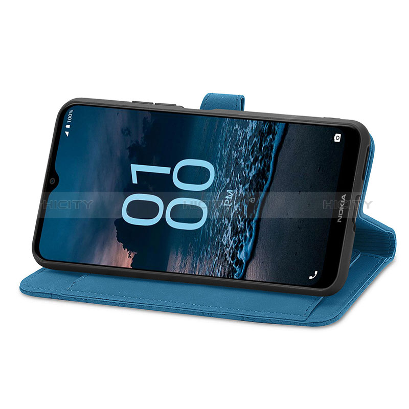 Custodia Portafoglio In Pelle Cover con Supporto S06D per Nokia G100