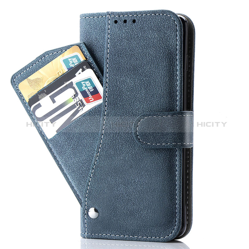 Custodia Portafoglio In Pelle Cover con Supporto S06D per Samsung Galaxy S20 5G Blu