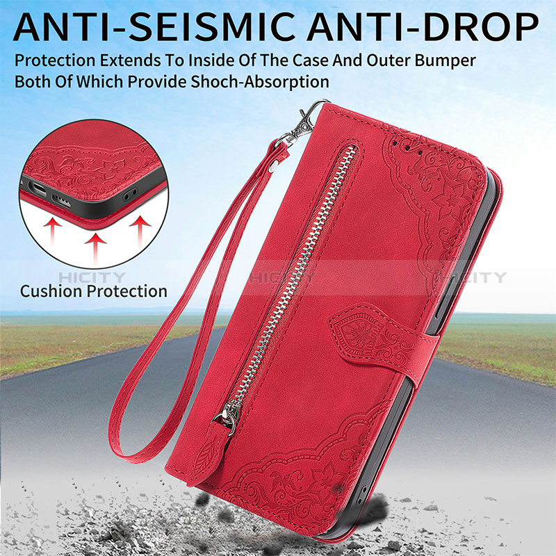 Custodia Portafoglio In Pelle Cover con Supporto S06D per Samsung Galaxy S20 FE 4G