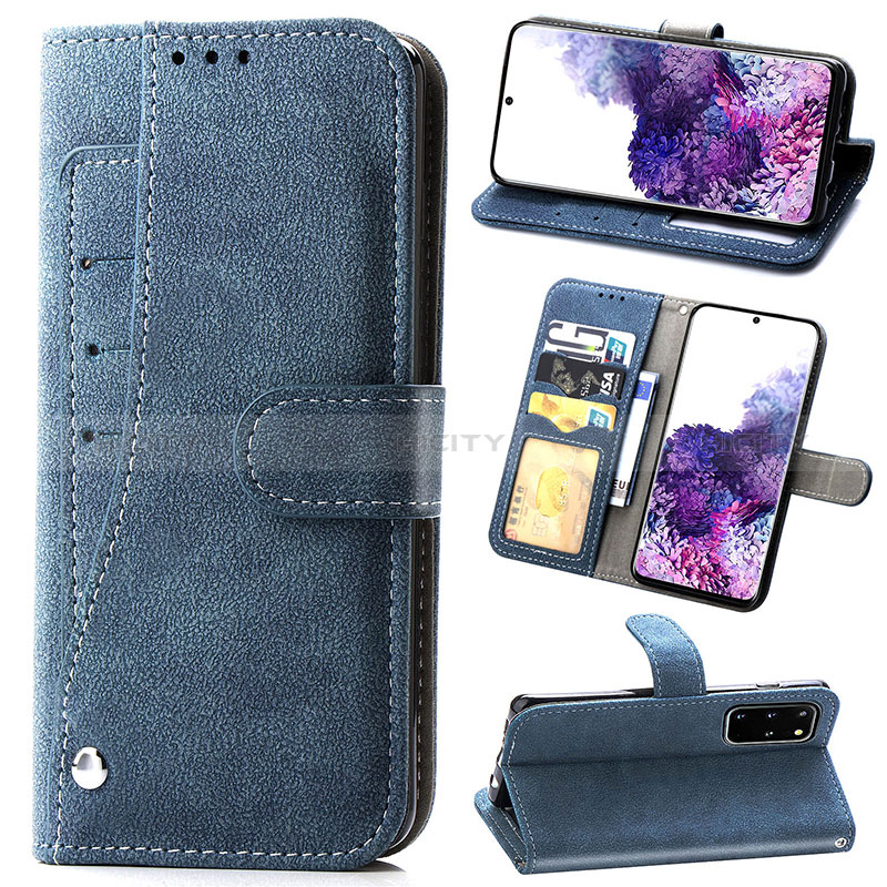 Custodia Portafoglio In Pelle Cover con Supporto S06D per Samsung Galaxy S20 Plus 5G