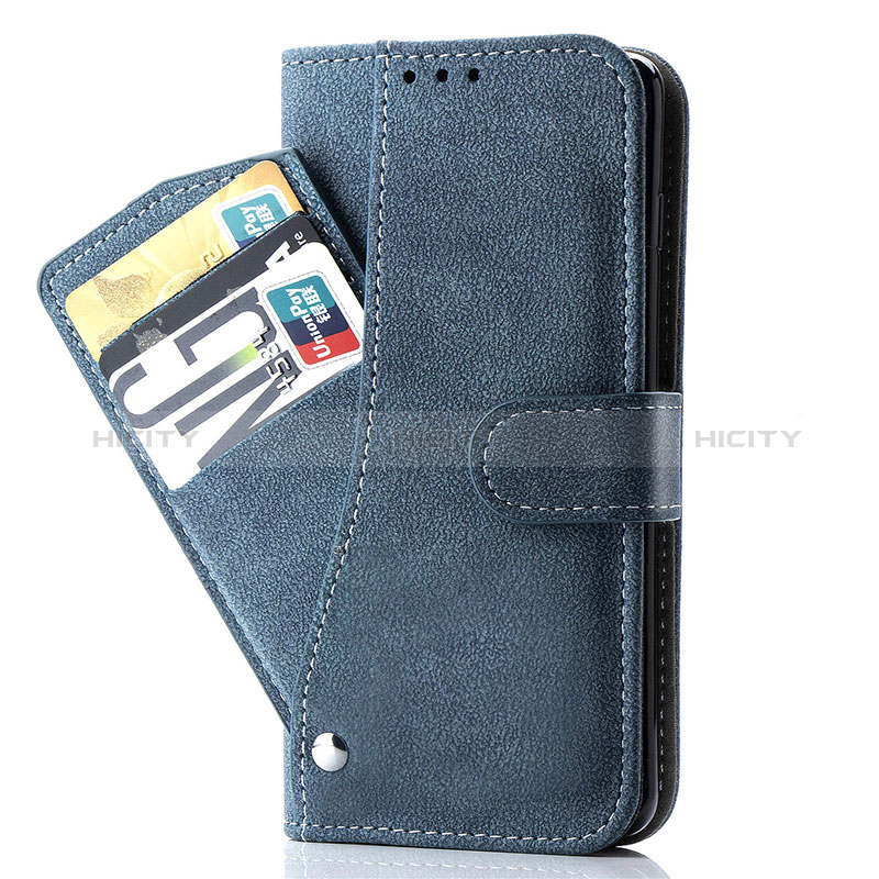 Custodia Portafoglio In Pelle Cover con Supporto S06D per Samsung Galaxy S20 Ultra 5G Blu