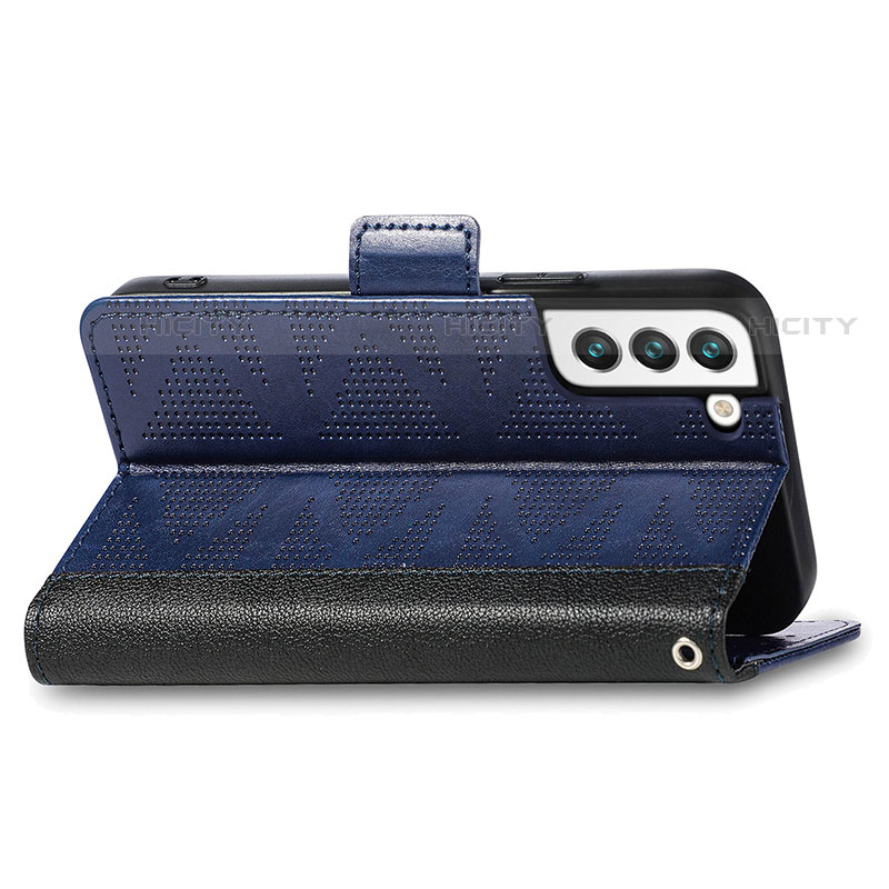 Custodia Portafoglio In Pelle Cover con Supporto S06D per Samsung Galaxy S21 FE 5G