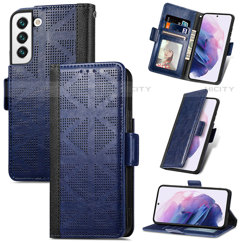 Custodia Portafoglio In Pelle Cover con Supporto S06D per Samsung Galaxy S23 Plus 5G