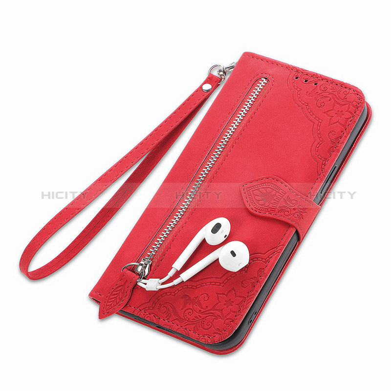 Custodia Portafoglio In Pelle Cover con Supporto S06D per Xiaomi Poco C40