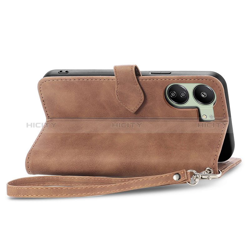 Custodia Portafoglio In Pelle Cover con Supporto S06D per Xiaomi Poco C65