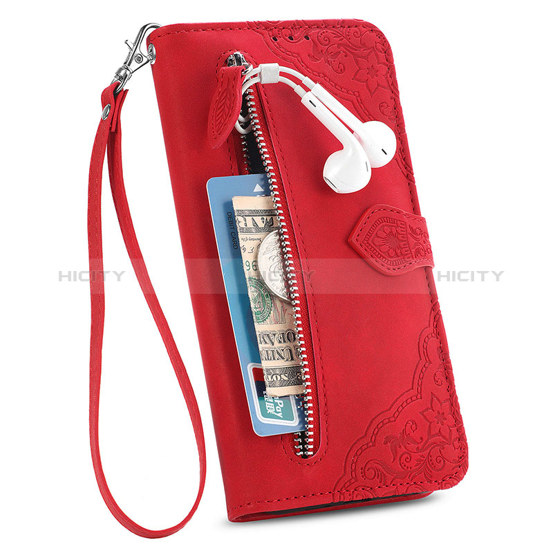 Custodia Portafoglio In Pelle Cover con Supporto S06D per Xiaomi Redmi 10 India