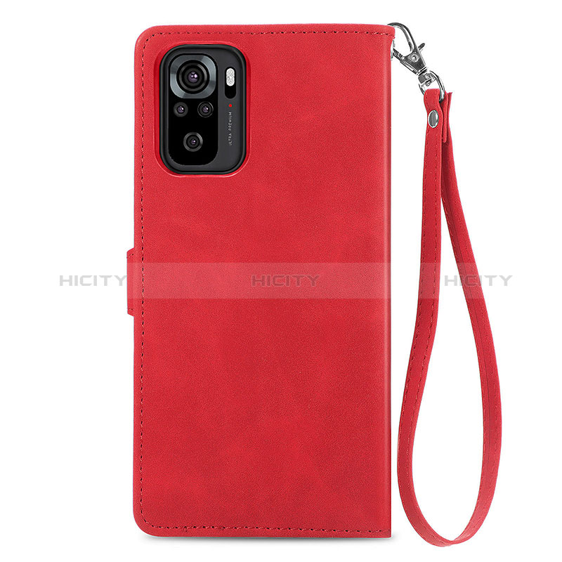 Custodia Portafoglio In Pelle Cover con Supporto S06D per Xiaomi Redmi Note 10 4G