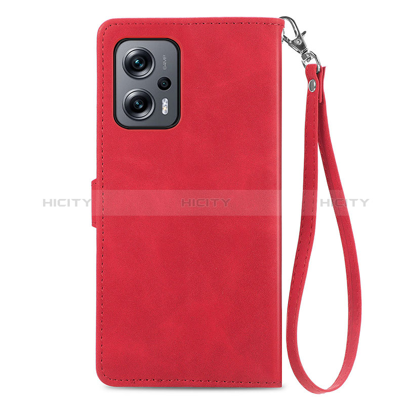 Custodia Portafoglio In Pelle Cover con Supporto S06D per Xiaomi Redmi Note 11T Pro 5G