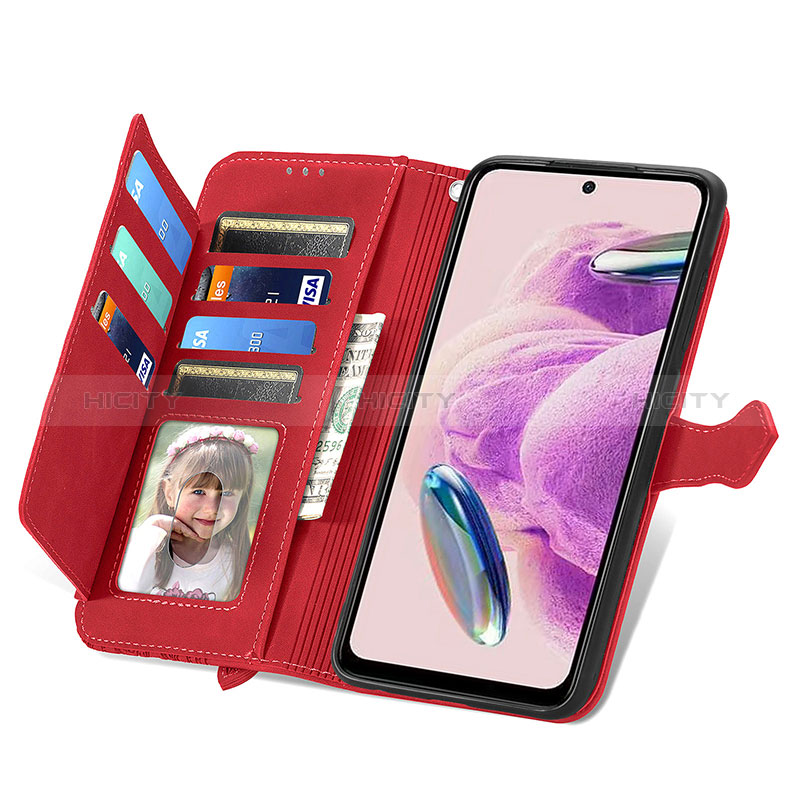 Custodia Portafoglio In Pelle Cover con Supporto S06D per Xiaomi Redmi Note 12S