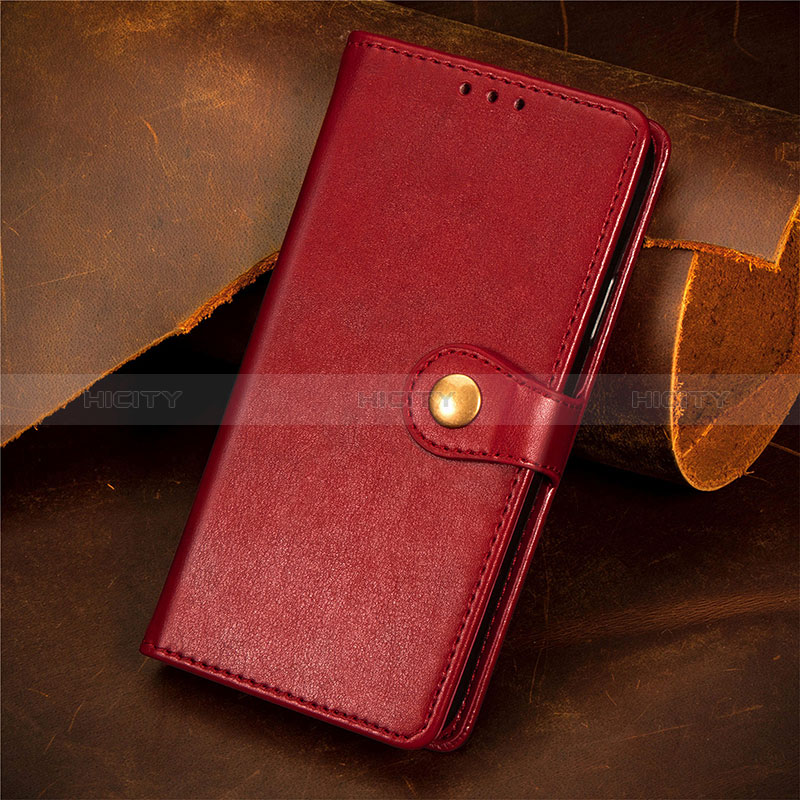 Custodia Portafoglio In Pelle Cover con Supporto S07D per Google Pixel 7 Pro 5G Rosso