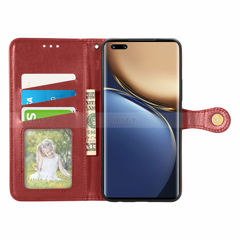 Custodia Portafoglio In Pelle Cover con Supporto S07D per Huawei Honor Magic3 Pro 5G