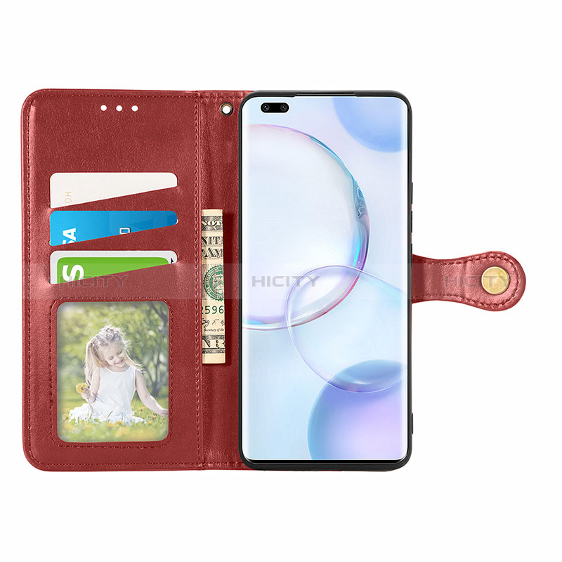 Custodia Portafoglio In Pelle Cover con Supporto S07D per Huawei Nova 9 Pro