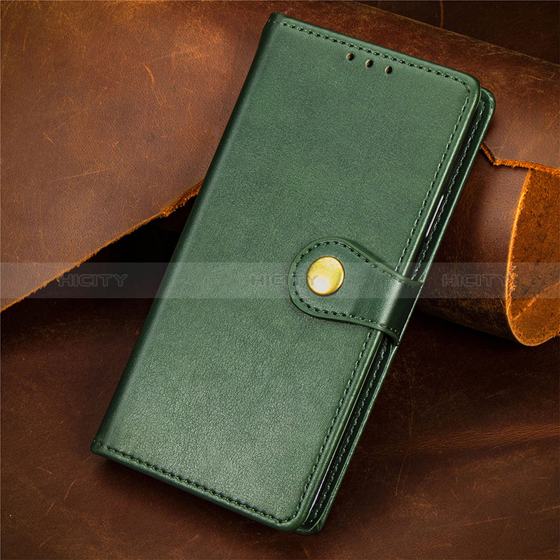 Custodia Portafoglio In Pelle Cover con Supporto S07D per Huawei P50e Verde