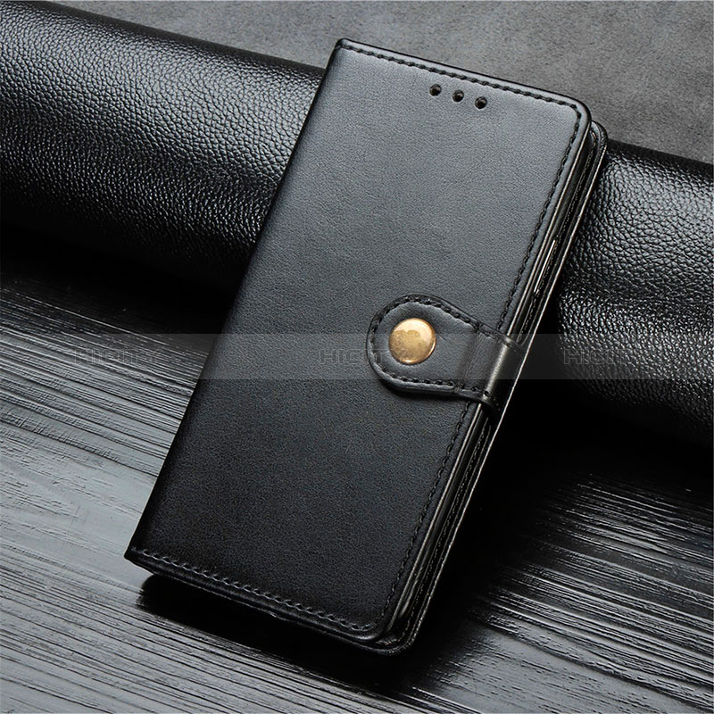 Custodia Portafoglio In Pelle Cover con Supporto S07D per Xiaomi Redmi 10X Pro 5G Nero
