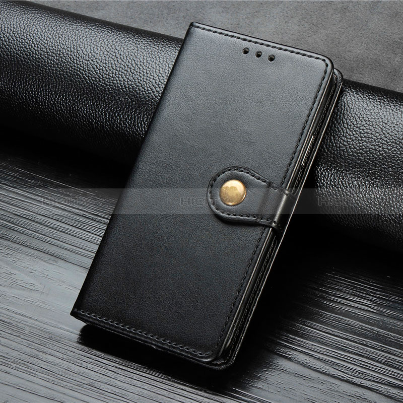 Custodia Portafoglio In Pelle Cover con Supporto S07D per Xiaomi Redmi 9 Nero