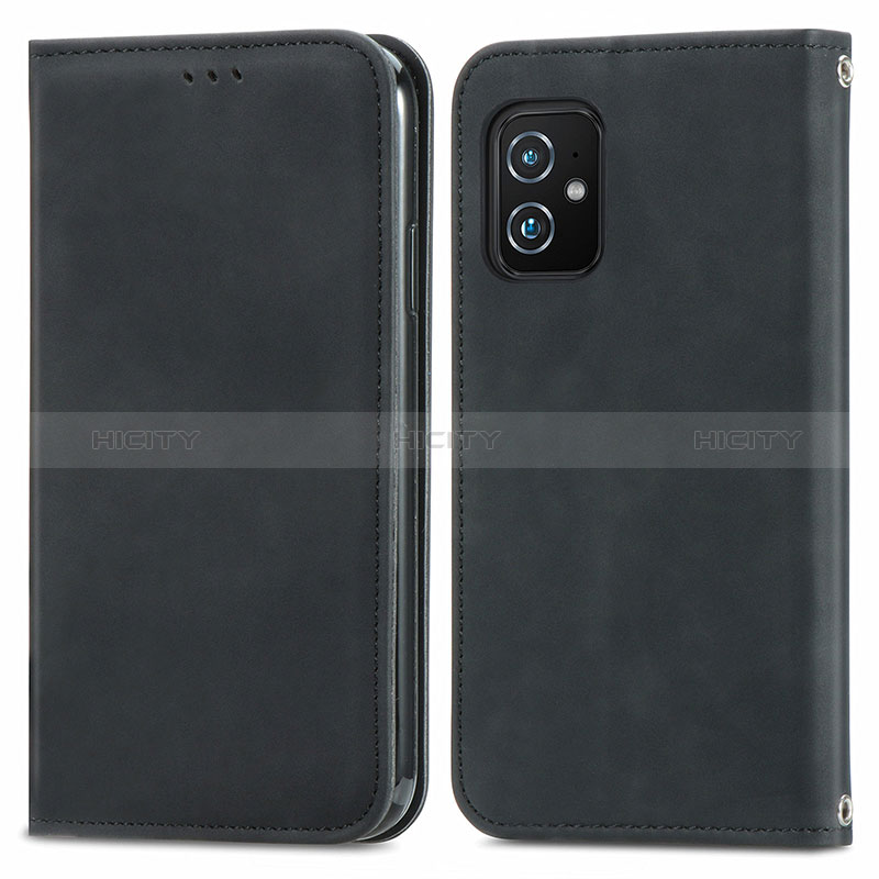 Custodia Portafoglio In Pelle Cover con Supporto S08D per Asus Zenfone 8 ZS590KS