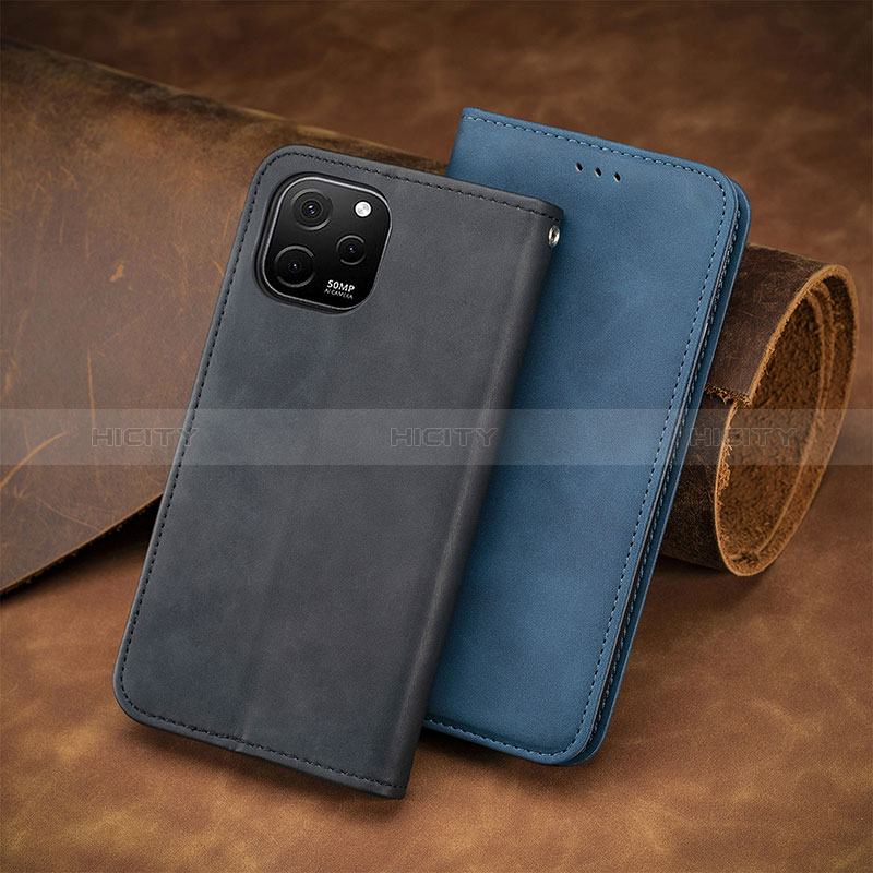 Custodia Portafoglio In Pelle Cover con Supporto S08D per Huawei Enjoy 50z