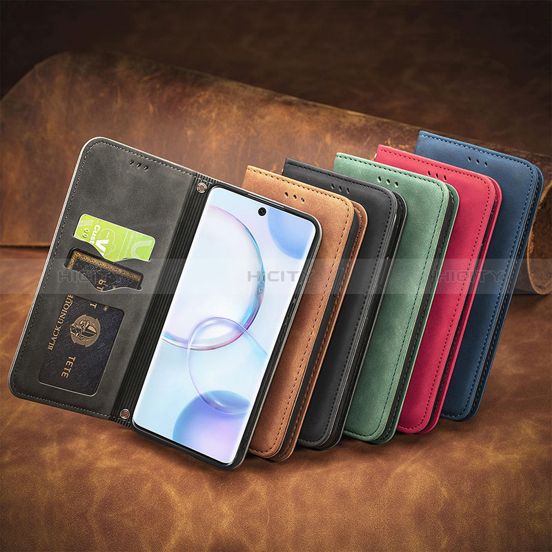 Custodia Portafoglio In Pelle Cover con Supporto S08D per Huawei Nova 9