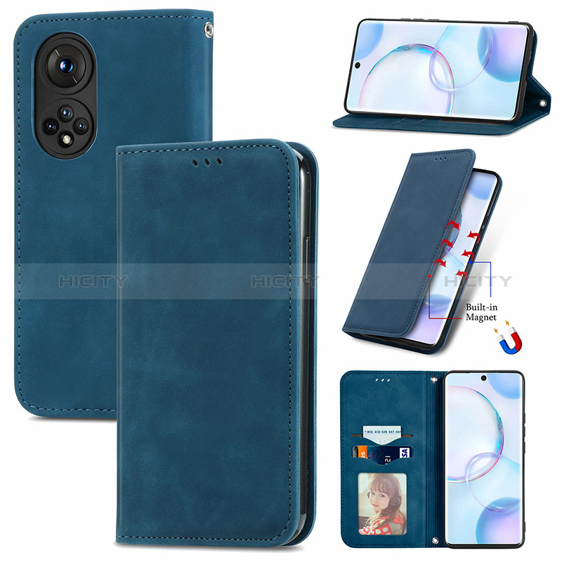 Custodia Portafoglio In Pelle Cover con Supporto S08D per Huawei Nova 9