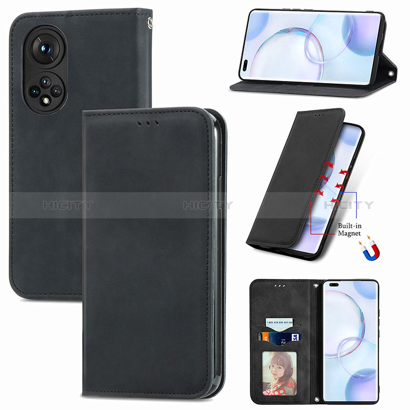 Custodia Portafoglio In Pelle Cover con Supporto S08D per Huawei Nova 9 Pro