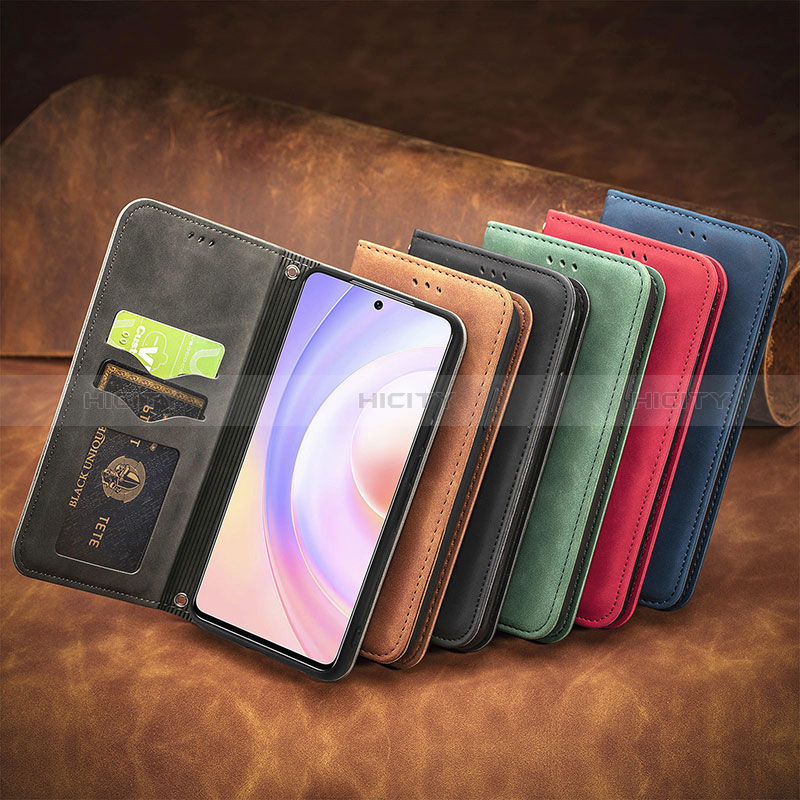 Custodia Portafoglio In Pelle Cover con Supporto S08D per Huawei Nova 9 SE