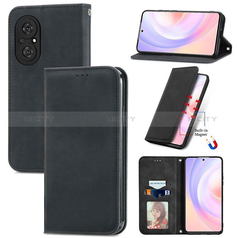 Custodia Portafoglio In Pelle Cover con Supporto S08D per Huawei Nova 9 SE