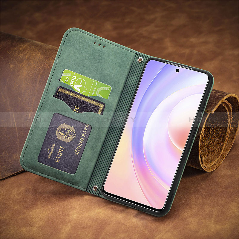 Custodia Portafoglio In Pelle Cover con Supporto S08D per Huawei Nova 9 SE