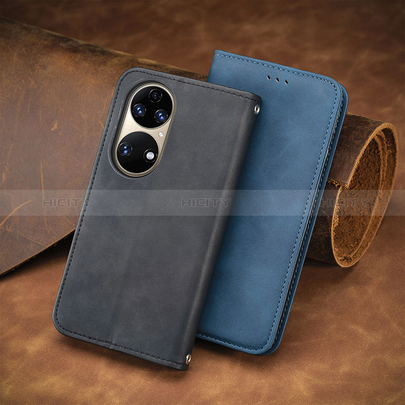 Custodia Portafoglio In Pelle Cover con Supporto S08D per Huawei P50