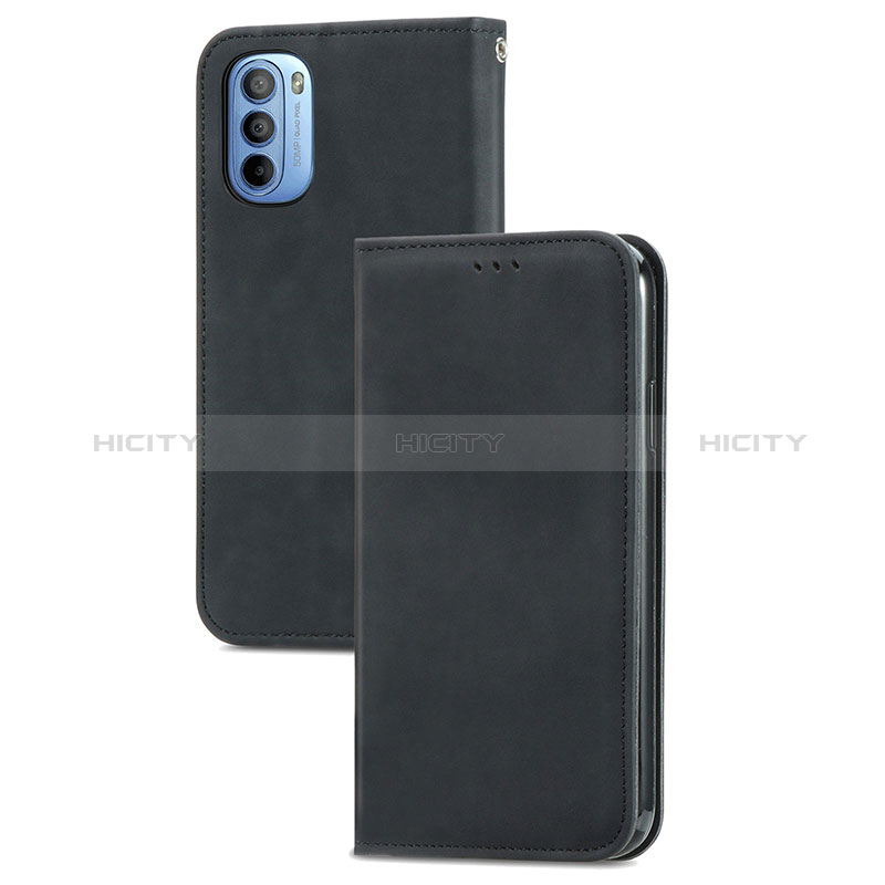 Custodia Portafoglio In Pelle Cover con Supporto S08D per Motorola Moto G31