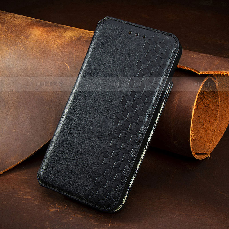 Custodia Portafoglio In Pelle Cover con Supporto S08D per Samsung Galaxy S21 Plus 5G Nero