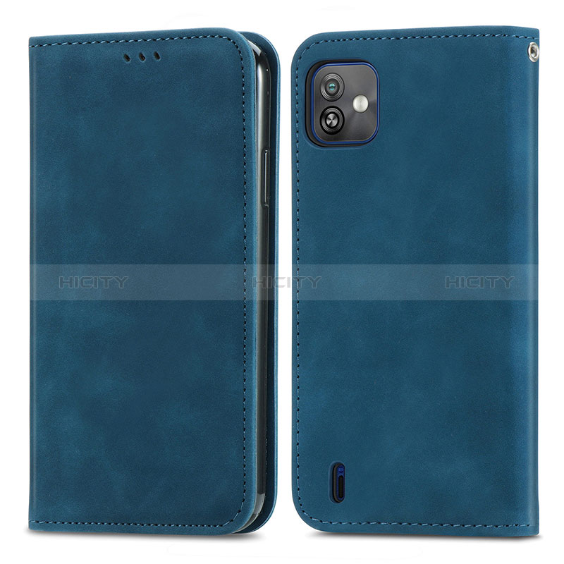 Custodia Portafoglio In Pelle Cover con Supporto S08D per Wiko Y82