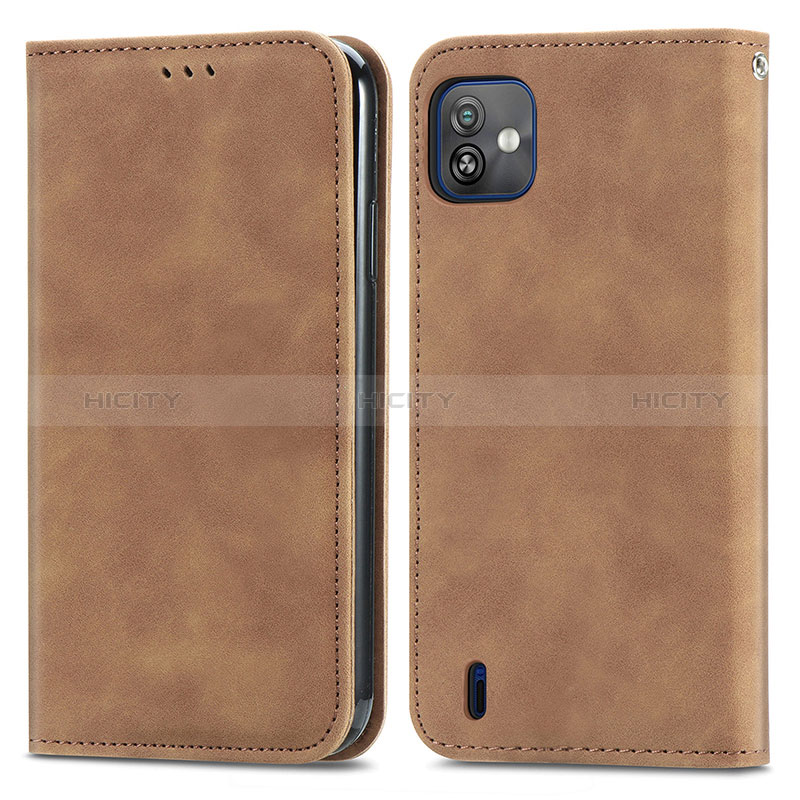 Custodia Portafoglio In Pelle Cover con Supporto S08D per Wiko Y82