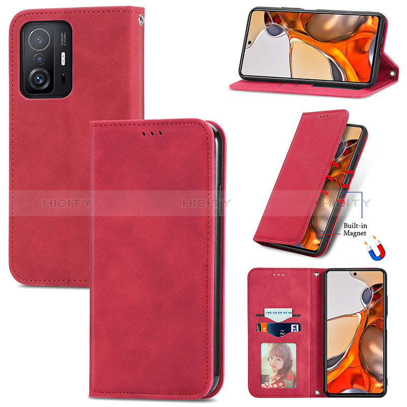 Custodia Portafoglio In Pelle Cover con Supporto S08D per Xiaomi Mi 11T Pro 5G