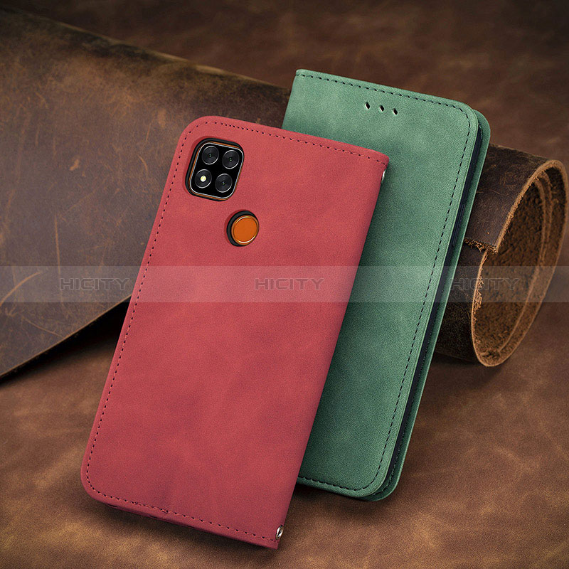 Custodia Portafoglio In Pelle Cover con Supporto S08D per Xiaomi POCO C3