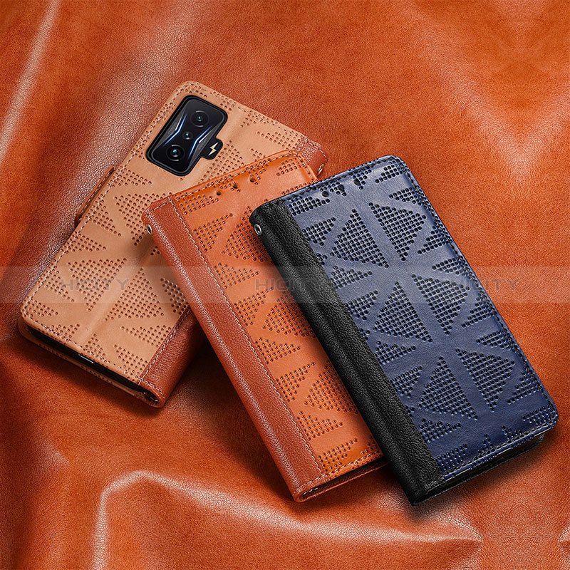 Custodia Portafoglio In Pelle Cover con Supporto S08D per Xiaomi Poco F4 GT 5G