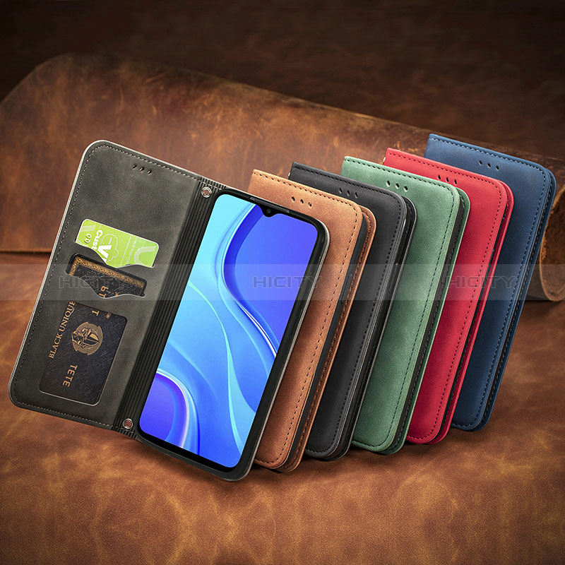 Custodia Portafoglio In Pelle Cover con Supporto S08D per Xiaomi Poco M2