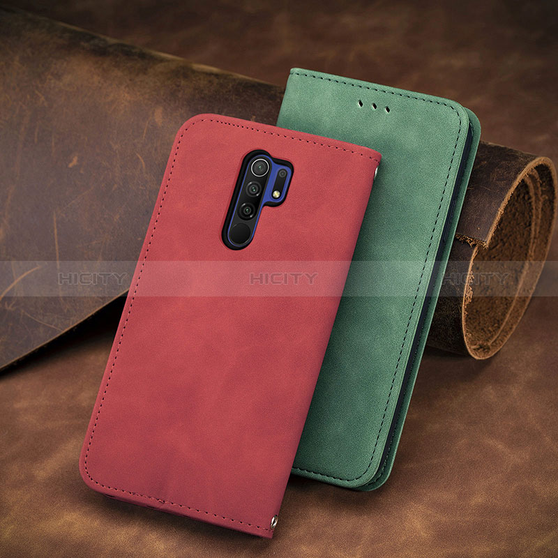 Custodia Portafoglio In Pelle Cover con Supporto S08D per Xiaomi Poco M2